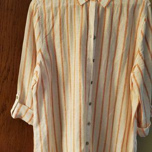 Womens Chico's Linen Long Tunic